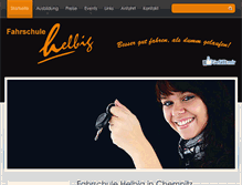 Tablet Screenshot of helbig-fahrschule.de